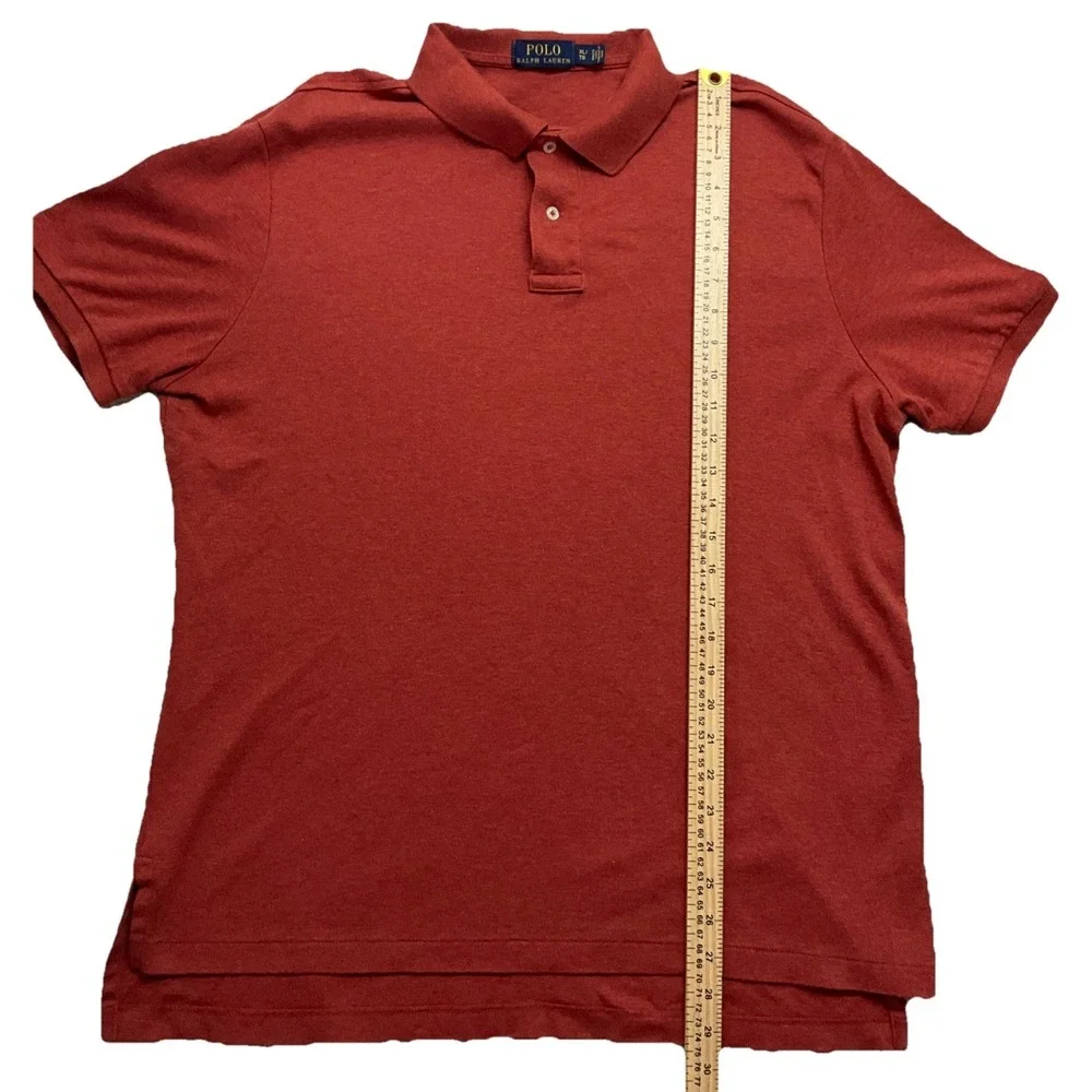Polo Ralph Lauren Red Polo Shirt Men's Size XL Short Sleeve Cotton Classic Fit